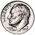 One dime 10 cents 1995 US Roosevelt, mint P (1)D