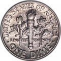 10 центов 1995 США Рузвельт, двор P