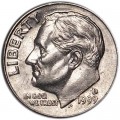 One dime 10 cents 1999 US Roosevelt, mint D