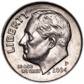 One dime 10 cents 2004 US Roosevelt, mint P