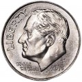 One dime 10 cents 2013 US Roosevelt, mint P