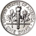10 центов 2014 США Рузвельт, двор D