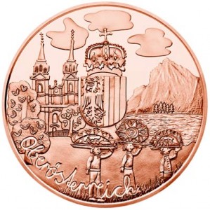 10 евро 2016 Австрия, Верхняя Австрия цена, стоимость