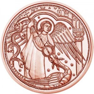 10 euro 2017 Austria, Michael – The Protecting Angel price, composition, diameter, thickness, mintage, orientation, video, authenticity, weight, Description