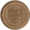 10 пенни 1917 Финляндия, орёл, VF