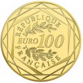 100 Euro 2016 Frankreich UEFA EURO 2016, Gold