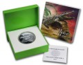 1000 франков 2013 Буркина Фасо Крокодил (цветная), , серебро