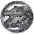 1000 Franc 2013 Burkina Faso Crocodile, Silber