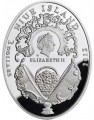 2 доллара 2012 Остров Ниуэ, Яйца Фаберже, Лавровое дерево, , серебро