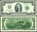 2 доллара 2013 США (I), банкнота, хорошее качество XF