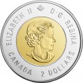 2 доллара 2017 Канада 100-летие битвы за Вими-Ридж, 5 монет в упаковке