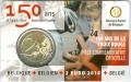 2 Euro 2014 Belgien, 150 Jahre an die belgische Rote Kreuz, im blister