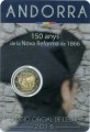 2 евро 2016 Андорра, 150 лет новой реформы
