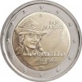2 евро 2016 Сан-Марино, Донателло, в буклете