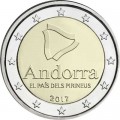 2 евро 2017 Андорра, Страна в Пиринеях
