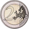2 euro 2017 Finland Finnish nature (colorized)