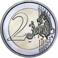 2 евро 2020 Ватикан, Рафаэль (цветная)