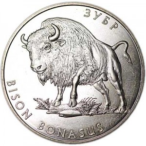 2 hryvnia 2003 Ukraine European bison price, composition, diameter, thickness, mintage, orientation, video, authenticity, weight, Description