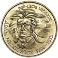 2 zloty 1998 Poland Adam Mickiewicz
