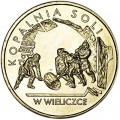 2 zloty 2001 Poland Wieliczka Salt Mine
