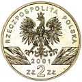 2 злотых 2001 Польша Махаон