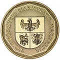 2 Zloty 2005 Polen Wojewodztwo Warminsko-Mazurskie Serie "Provinzen"