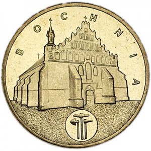 2 zloty 2006 Poland Bochnia series "City" price, composition, diameter, thickness, mintage, orientation, video, authenticity, weight, Description