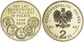 2 zloty 2009 Poland 180 years of Central Banking System in Poland (180 lat Bankowosci Centralnej)