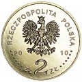 2 Zloty 2010 Polen 95. Jahrestag der Geburt von Jan Twardowski (95 rocznica Jana Twardowskiego)