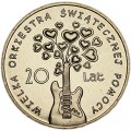 2 Zloty 2012 Polen 20. Jahrestag der Orchester der Feierlichen Hilfe (Orkiestra Swiatecznej Pomocy)