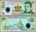 Banknote, 20 Lempira, 2008, Honduras, XF