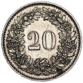 20 раппен 1970-2012 Швейцария, из обращения