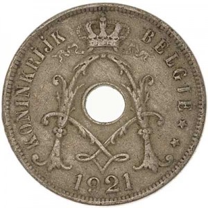 25 centimes 1921 Belgium, from circulation price, composition, diameter, thickness, mintage, orientation, video, authenticity, weight, Description