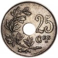 25 сантимов 1922 Бельгия, из обращения