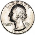 25 cents Washington quarter 1974 US D