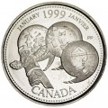 25 Cent 1999 Kanada, Januar