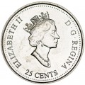 25 cents 1999 Canada, January