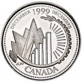 25 cents 1999 Canada, December