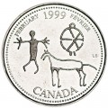 25 Cent 1999 Kanada, Februar