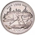 25 cents 1999 Canada, March