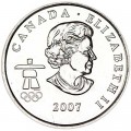 25 центов 2007 Канада  Олимпиада 2010 Ванкувер, Кёрлинг
