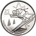 25 cents 2007 Canada Olympics 2010 Vancouver : Slalom