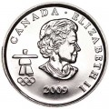 25 центов 2009 Канада Олимпиада 2010 Ванкувер, Конькобежный спорт