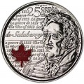 25 cents 2013 Canada, Charles de Salaberry, colored