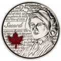 25 центов 2013 Канада, Лора Секорд, цветная