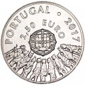 2.5 euros 2017 Portugal, Caretos from Tras-os-Montes