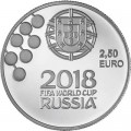 2.5 euros 2018 Portugal, Football World Cup 2018 in Russia