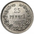 25 Pennia 1915 Finnland, aus dem Verkeh VF