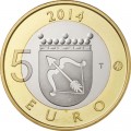5 евро 2014 Финляндия Саво, Чернозобая гагара