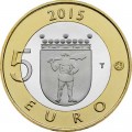 5 евро 2015 Финляндия Лапландия, Олень